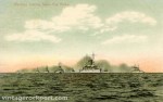 Warships Entering Sandy Bay Harbor, Rockport, Mass., c. 1907